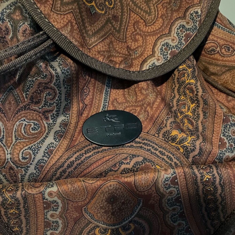 Etro Rust Paisley Backpack - Picture 3 of 8